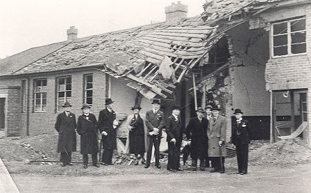 Redcliffe Secondary Boys School  - Bomb damage 1941